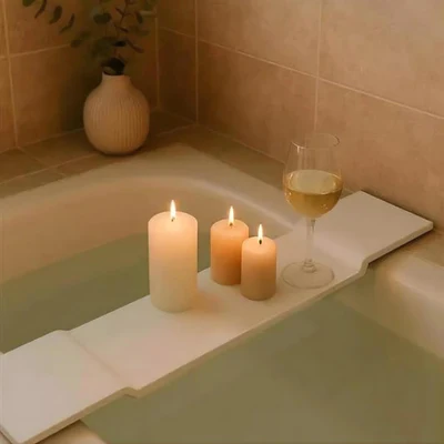 TURNER HASTINGS BATH CADDY 940MM MATTE WHITE