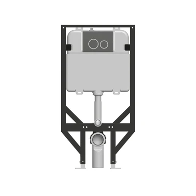 JOHNSON SUISSE ECONOFLUSH FRAMED IN-WALL CISTERN