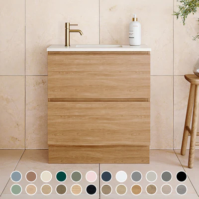 TIMBERLINE BILLIE SPACE SAVING CUSTOM FLOOR STANDING VANITY (ALL SIZING)