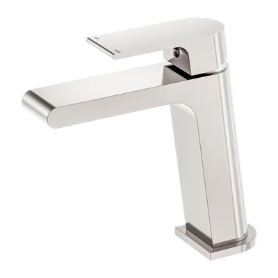 NERO BIANCA BASIN MIXER 169MM BRUSHED NICKEL