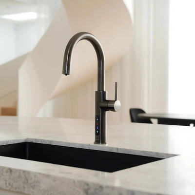 ALIA X51 LEAD FREE INSTANT HOT, COLD AND SPARKLING FILTERED WATER TAP GUNMETAL GREY