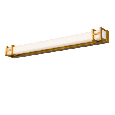 TELBIX GILSON VANITY LED WALL LIGHT ANTIQUE GOLD 615MM