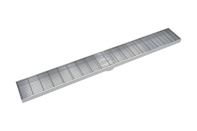 LINSOL EZYFLOW HEELGUARD CHANNEL BRUSHED STAINLESS 800MM