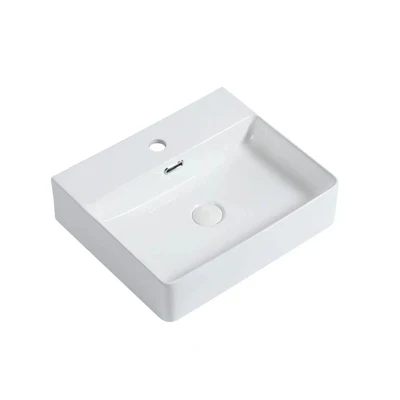 ZUMI SPRATO WALL HUNG BASIN GLOSS WHITE 505MM