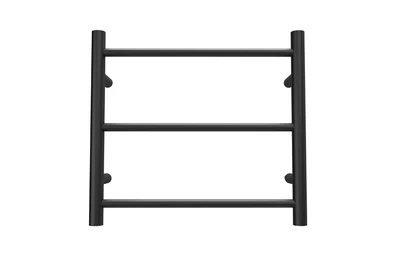 LINSOL AVID 3 BAR HEATED TOWEL RAIL MATTE BLACK 450MM
