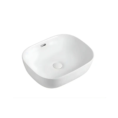 ZUMI ROVEEN ABOVE COUNTER BASIN GLOSS WHITE 500MM