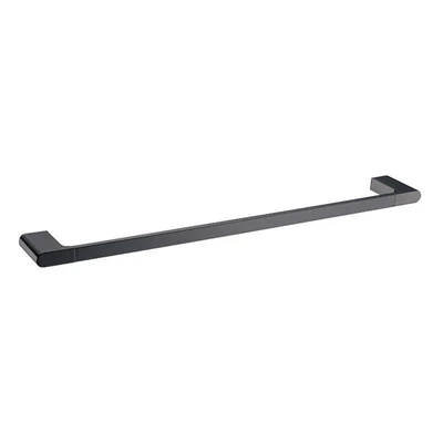 AQUAPERLA AU SINGLE TOWEL RAIL GUN METAL 800MM