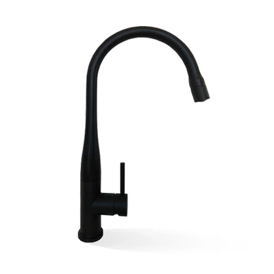 LINKWARE ELLE STEEL PULL OUT MIXER 460MM MATTE BLACK
