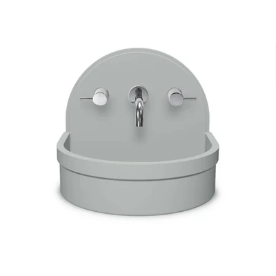 NOOD CO BETTY ABOVE COUNTER / WALL HUNG BASIN CLOUD 410MM