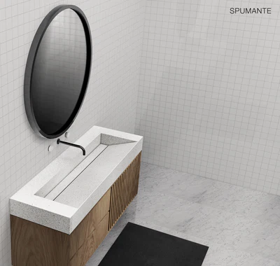 GALLARIA ELAN RECTANGULAR ELEMENTS STONE WASHPLANE 1600MM SPUMANTE