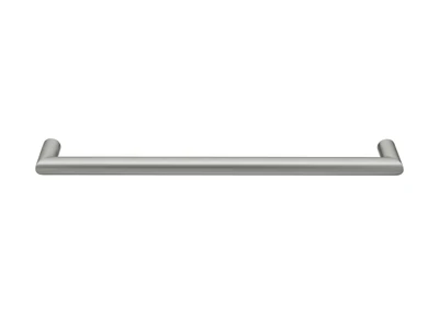 COLDBUSTER HORIZONTAL ROUND HEATED SINGLE TOWEL RAIL BRUSHED NICKEL (AVAILABLE IN 450MM, 632MM AND 832MM)