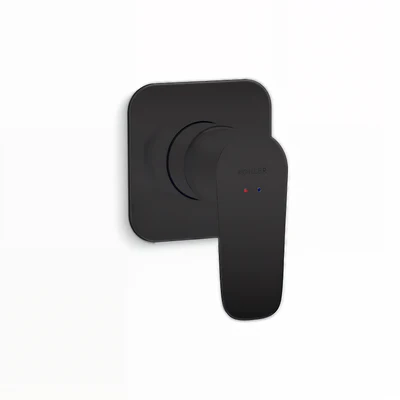 KOHLER ALEO-S SHOWER / BATH MIXER FULL KIT 100MM MATTE BLACK