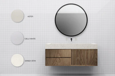 GALLARIA ELAN MARBLE WASHPLANE BASIN 1200MM