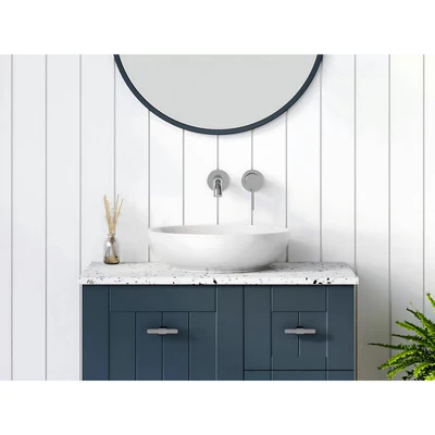 TIMBERLINE CHASE ABOVE COUNTER BASIN MATTE WHITE 400MM