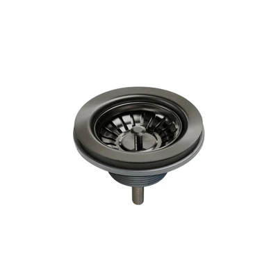 OLIVERI BASKET WASTE WITH EXTENDED SCREW LENGTH 118MM GUN METAL