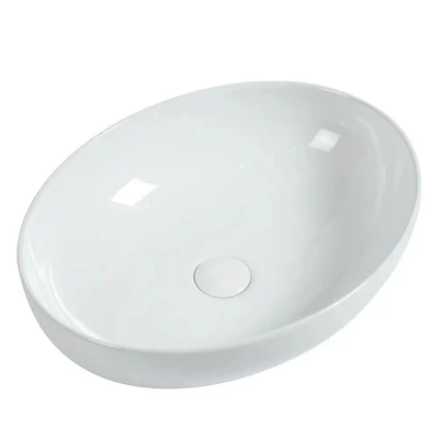ZUMI PESINI ABOVE COUNTER BASIN GLOSS WHITE 520MM