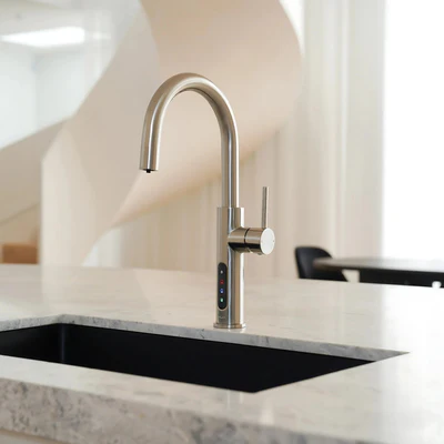 ALIA X51 LEAD FREE INSTANT HOT & COLD FILTERED WATER TAP BRUSHED NICKEL
