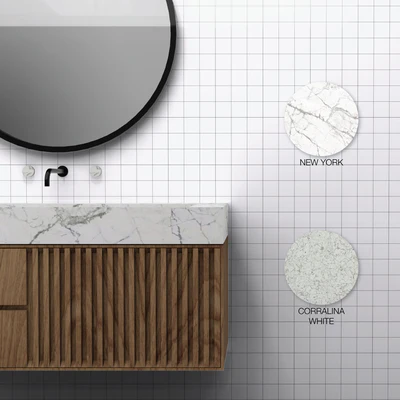 GALLARIA ELAN MARBLE LUXE WASHPLANE BASIN 1600MM