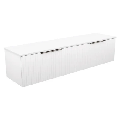 FIENZA BAYVIEW ULTRA WHITE MATTE 1800MM SINGLE BOWL WALL HUNG VANITY