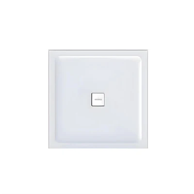 DECINA LUNA CENTRE WASTE SHOWER BASE GLOSS WHITE (AVAILABLE IN 900MM AND 1000MM)
