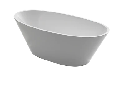 BROADWAY FS27 FREE STANDING BATH GLOSS WHITE 1720MM