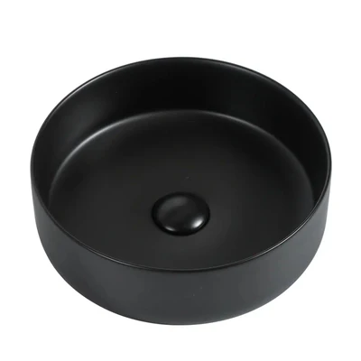ZUMI BETA ABOVE COUNTER BASIN MATTE BLACK 360MM