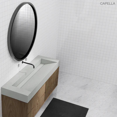 GALLARIA ELAN RECTANGULAR DELUXE WASHPLANE 1600MM CAPELLA