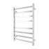 Chrome Square Electric Heated Towel Rack 8 Bars