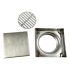 Chrome Shower Grate Floor Waste Drain Smart Insert Tile 120*120mm