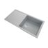 Carysil Vivaldi Concrete Grey Single Bowl with Drainer Granite Kitchen Sink 860*500mm