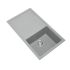 Carysil Vivaldi Concrete Grey Single Bowl with Drainer Granite Kitchen Sink 860*500mm