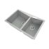 Carysil CGDB Concrete Grey Double Bowl Granite Kitchen Sink 800*500mm