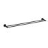 Otus Slimline Double Towel Rail 900mm Matt Black