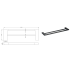 Cora Double Towel Rail 600 mm Matt Black