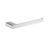 Cora Round Cornered Rectangle Towel Bar Brushed Nickel