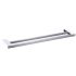 Eden Double Towel Rail 600 mm Chrome & White