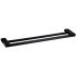 Eden Double Towel Rail 800 mm Matt Black