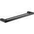 Rosa Double Towel Rail Matt Black