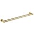 Otus Round Double Towel Rail 600mm Brushed Gold