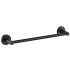 Otus Single Towel Rail 350mm Matt Black