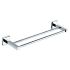 Sara Double Towel Rail 600 mm Chrome