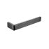 Cavallo Gun Metal Grey Square Towel Rail 255mm