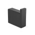 Cavallo Mattte Black Square Robe Hook