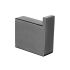 Cavallo Gun Metal Grey Square Robe Hook