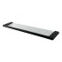 Persano Matte Black Zinc Alloy Towel Shelf