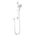 Kara Sliding Shower Rail Chrome