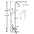 Seto Multifunction shower set Chrome