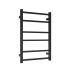 Heated Towel Rail Square  Matt Black