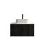 740mm Kiama Bottega Oak 1/DW Narrow Fluted Wall Hung Vanity Cabinet Only