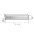 300-5600mm Lauxes Aluminium Standard Floor Grate Drain Any Size Indoor Outdoor